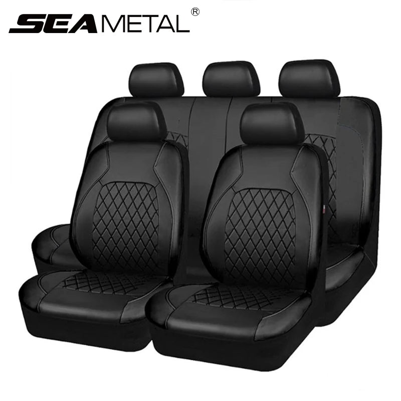 Universal Leather Car Seat Cover Set